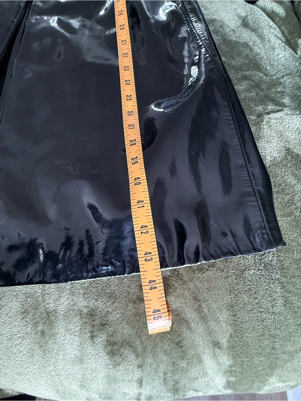 Vintage Valentino Coat- Black Patent Leather Trench- Glossy/Luxe Statement Piece - Picture 8 of 10